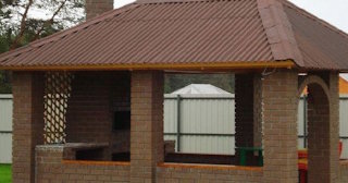 Беседка из кирпича под ключ в Рассказово цена от 3150 рублей - Строй-Рсз